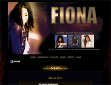 Tablet Screenshot of fionarock.com